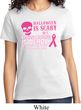 Ladies Shirt Halloween Scary Breast Cancer Deadly Tee T-Shirt