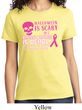 Ladies Shirt Halloween Scary Breast Cancer Deadly Tee T-Shirt