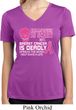 Ladies Shirt Halloween Scary Cancer Deadly Moisture Wicking V-neck Tee