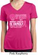 Ladies Shirt Halloween Scary Cancer Deadly Moisture Wicking V-neck Tee