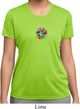 Ladies Shirt Hippie Sun Patch Middle Moisture Wicking Tee T-Shirt