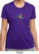 Ladies Shirt Hippie Sun Patch Middle Moisture Wicking Tee T-Shirt