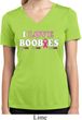Ladies Shirt I Love Boobies Moisture Wicking V-neck Tee T-Shirt