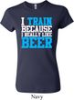 Ladies Shirt I Train For Beer Crewneck Tee T-Shirt