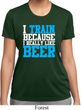 Ladies Shirt I Train For Beer Moisture Wicking Tee T-Shirt