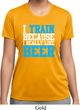 Ladies Shirt I Train For Beer Moisture Wicking Tee T-Shirt