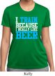 Ladies Shirt I Train For Beer Moisture Wicking Tee T-Shirt
