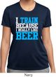 Ladies Shirt I Train For Beer Moisture Wicking Tee T-Shirt