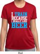 Ladies Shirt I Train For Beer Moisture Wicking Tee T-Shirt