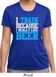 Ladies Shirt I Train For Beer Moisture Wicking Tee T-Shirt