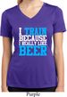 Ladies Shirt I Train For Beer Moisture Wicking V-neck Tee
