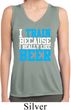 Ladies Shirt I Train For Beer Sleeveless Moisture Wicking Tee