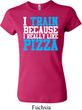 Ladies Shirt I Train For Pizza Crewneck Tee T-Shirt