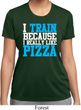 Ladies Shirt I Train For Pizza Moisture Wicking Tee T-Shirt