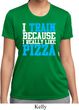 Ladies Shirt I Train For Pizza Moisture Wicking Tee T-Shirt