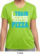 Ladies Shirt I Train For Pizza Moisture Wicking Tee T-Shirt