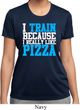 Ladies Shirt I Train For Pizza Moisture Wicking Tee T-Shirt