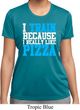 Ladies Shirt I Train For Pizza Moisture Wicking Tee T-Shirt