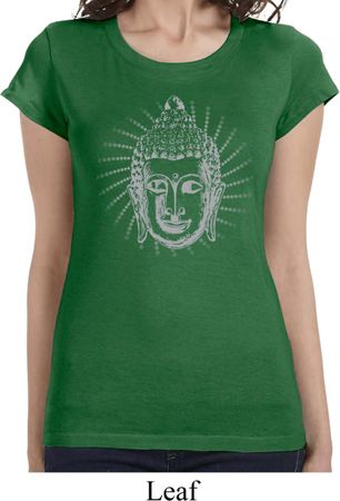 Ladies Shirt Iconic Buddha Longer Length Tee T-Shirt