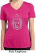 Ladies Shirt Iconic Buddha Moisture Wicking V-neck Tee