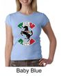 Ladies Shirt Italian Stallion Crewneck Tee T-Shirt