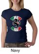 Ladies Shirt Italian Stallion Crewneck Tee T-Shirt