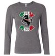Ladies Shirt Italian Stallion Long Sleeve Tee T-Shirt