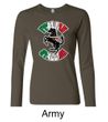 Ladies Shirt Italian Stallion Long Sleeve Tee T-Shirt