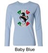 Ladies Shirt Italian Stallion Long Sleeve Tee T-Shirt
