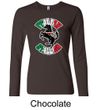 Ladies Shirt Italian Stallion Long Sleeve Tee T-Shirt