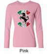 Ladies Shirt Italian Stallion Long Sleeve Tee T-Shirt