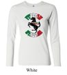 Ladies Shirt Italian Stallion Long Sleeve Tee T-Shirt