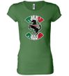 Ladies Shirt Italian Stallion Longer Length Tee T-Shirt