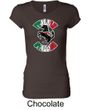 Ladies Shirt Italian Stallion Longer Length Tee T-Shirt