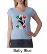 Ladies Shirt Italian Stallion Scoop Neck Tee T-Shirt