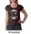 Ladies Shirt Italian Stallion Scoop Neck Tee T-Shirt