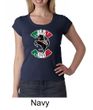Ladies Shirt Italian Stallion Scoop Neck Tee T-Shirt