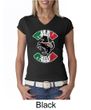 Ladies Shirt Italian Stallion V-neck Tee T-Shirt