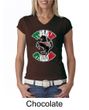 Ladies Shirt Italian Stallion V-neck Tee T-Shirt