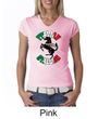 Ladies Shirt Italian Stallion V-neck Tee T-Shirt