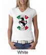Ladies Shirt Italian Stallion V-neck Tee T-Shirt