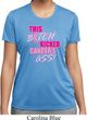 Ladies Shirt Kicked Cancers Ass Moisture Wicking Tee T-Shirt