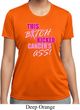 Ladies Shirt Kicked Cancers Ass Moisture Wicking Tee T-Shirt