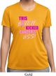 Ladies Shirt Kicked Cancers Ass Moisture Wicking Tee T-Shirt