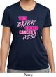 Ladies Shirt Kicked Cancers Ass Moisture Wicking Tee T-Shirt