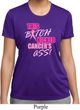 Ladies Shirt Kicked Cancers Ass Moisture Wicking Tee T-Shirt