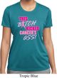 Ladies Shirt Kicked Cancers Ass Moisture Wicking Tee T-Shirt