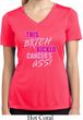 Ladies Shirt Kicked Cancers Ass Moisture Wicking V-neck Tee T-Shirt