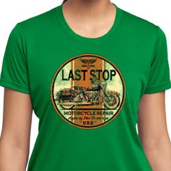 Ladies Shirt Last Stop Moisture Wicking Tee T-Shirt
