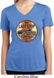 Ladies Shirt Last Stop Moisture Wicking V-neck Tee